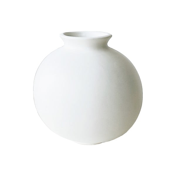 Toppy fehér kerámia váza - Rulina