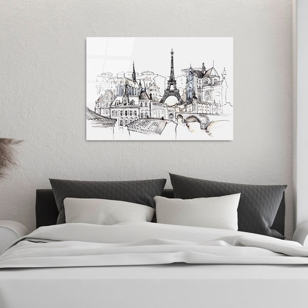 Üveg kép 70x100 cm Paris – Wallity-image-2