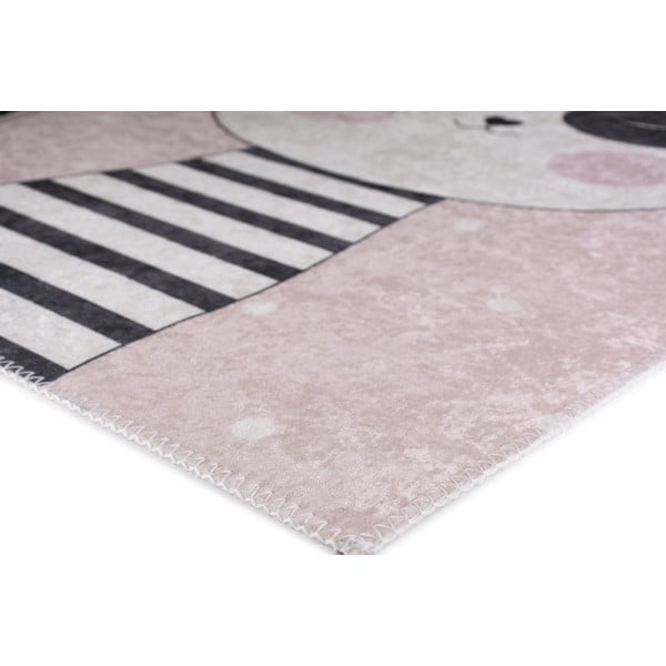 Világos rózsaszín gyerek szőnyeg 120x180 cm Princess Panda – Vitaus-image-3