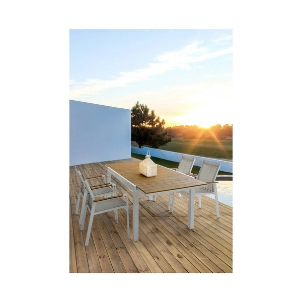 Fehér fém kerti szék Heta   – Bizzotto-image-1