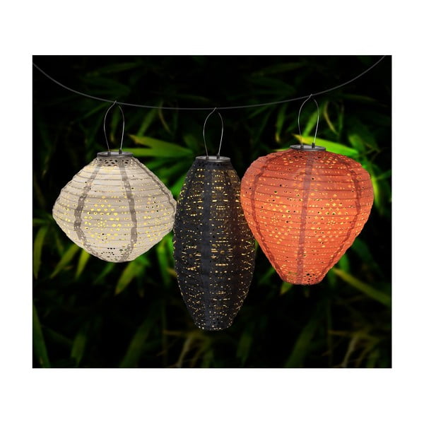 Sötétszürke napelemes kültéri LED lámpás (magasság 40 cm) Foxdale – House Nordic-image-2