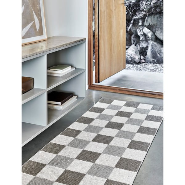 Bézs-krémszínű kültéri-beltéri futószőnyeg 70x160 cm Pix Dark Linen – Pappelina-image-2