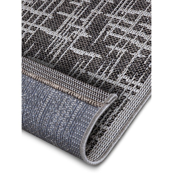 Sötétszürke kültéri szőnyeg 63x120 cm Clyde Telu – Hanse Home-image-3
