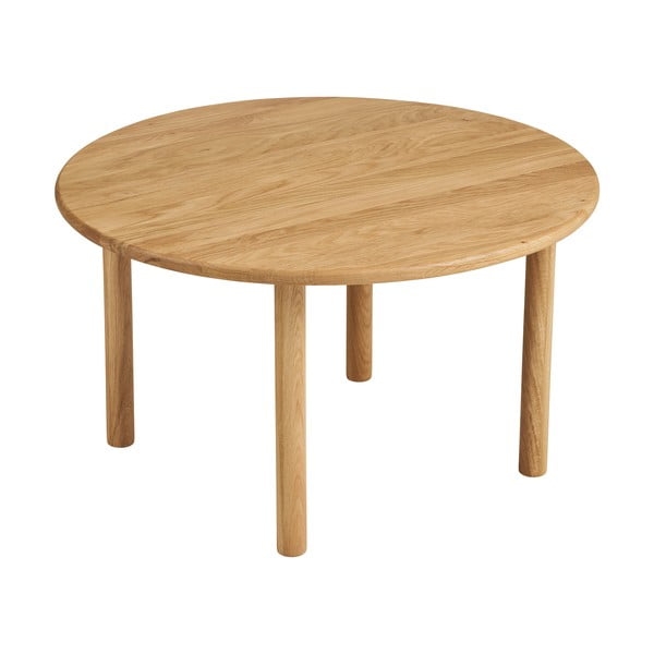 Natúr színű tölgyfa kerek dohányzóasztal ø 70 cm Jena – House Nordic