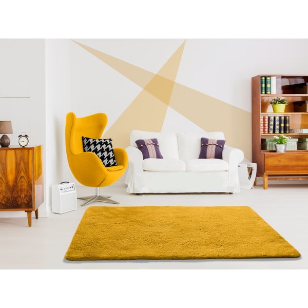 Alpaca Liso narancssárga szőnyeg, 80 x 150 cm - Universal-image-1