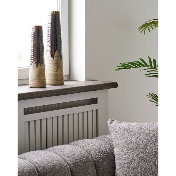 Barna kerámia magas váza (magasság 39 cm) – House Nordic-image-3