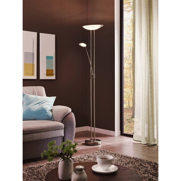 Szürke LED állólámpa üveg búrával (magasság 180 cm) BAYA LED – EGLO-image-2