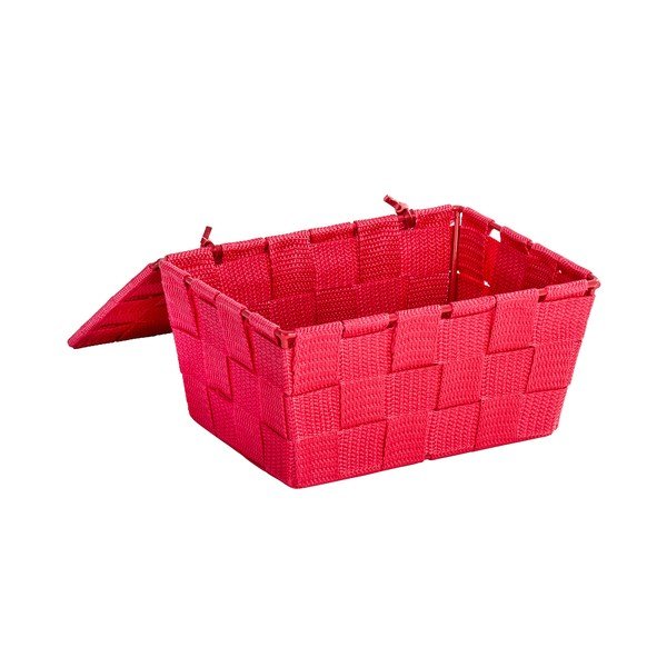 Adria piros tárolókosár fedéllel - Wenko-image-1