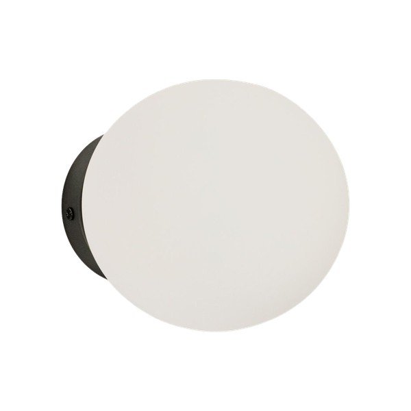 Fehér-fekete fém fali lámpa ø 15 cm Brisia – Kave Home