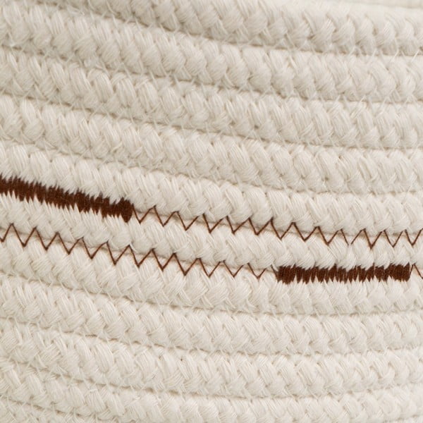 Textil tárolókosár szett 3 db-os 30x18x14 cm – Casa Selección-image-2