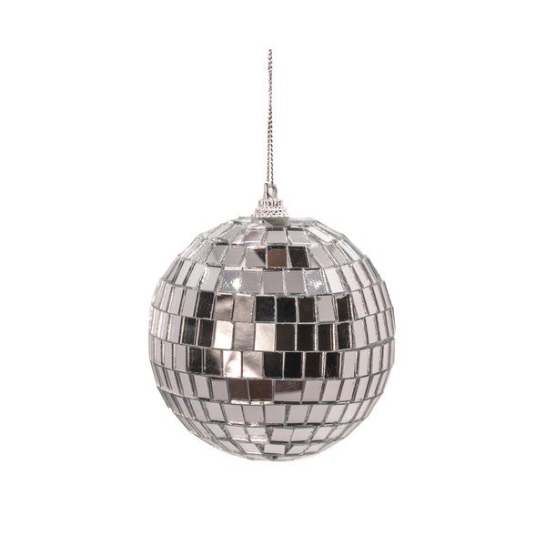 Műanyag karácsonyfadísz 8 cm Mirror Ball – Sass & Belle