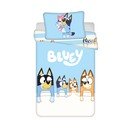 Kék pamut gyerek ágyneműhuzat babaágyhoz 100x135 cm Bluey – Jerry Fabrics