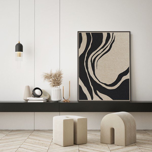 3D-s keretezett-akusztikus kép 90x120 cm Sacred Silence 2 – Malerifabrikken-image-1