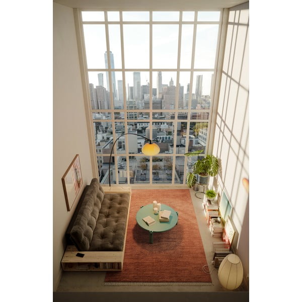 Zöld borovi fenyő kerek dohányzóasztal ø 80 cm Sticks – Karup Design-image-4