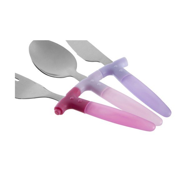 Rainbow 3 db-os rozsdamentes acél gyerek evőeszköz készlet - Premier Housewares-image-3