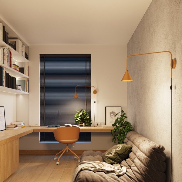 Sárga konnektorhoz csatlakoztatható fali lámpa ø 14 cm Zylo – Sollux-image-2