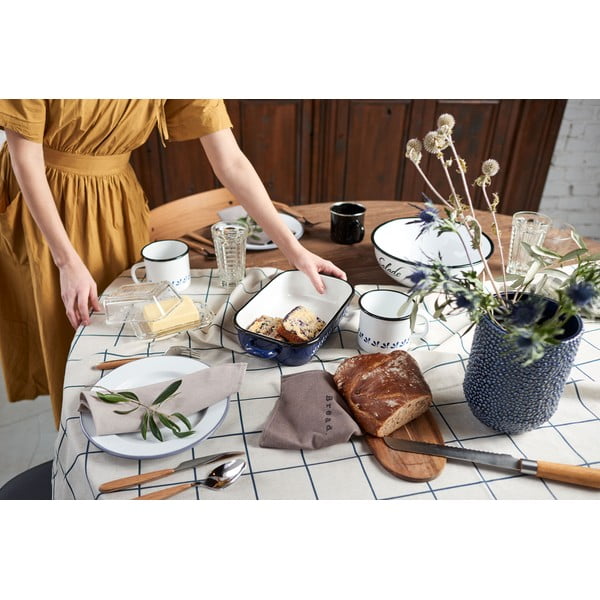 Grey 4 db szövet szalvéta lenkeverékkel, 43 x 43 cm - Really Nice Things-image-3