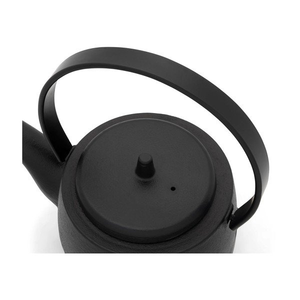 Fekete öntöttvas teáskanna szűrővel 1,2 l Kobe – Bredemeijer-image-2