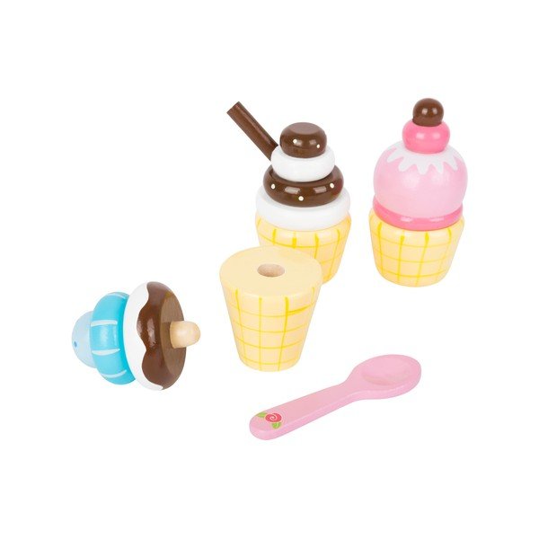 Cream Cone játék fagylaltozó szett fából - Legler-image-4