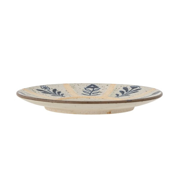 Világoskék-krémszínű desszertes agyagkerámia tányér ø 16 cm Leonie – Bloomingville-image-4
