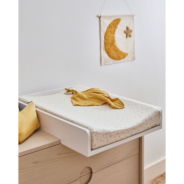 Nunila fehér pelenkázó pult - Kave Home-image-2