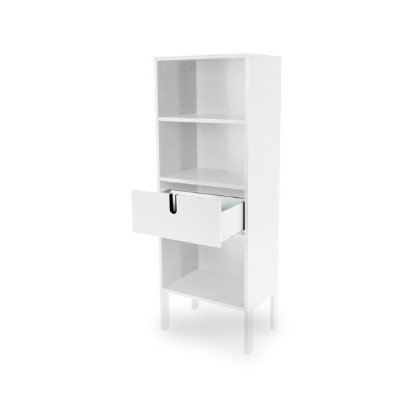 Uno fehér polc, magasság 152 cm - Tenzo-image-4