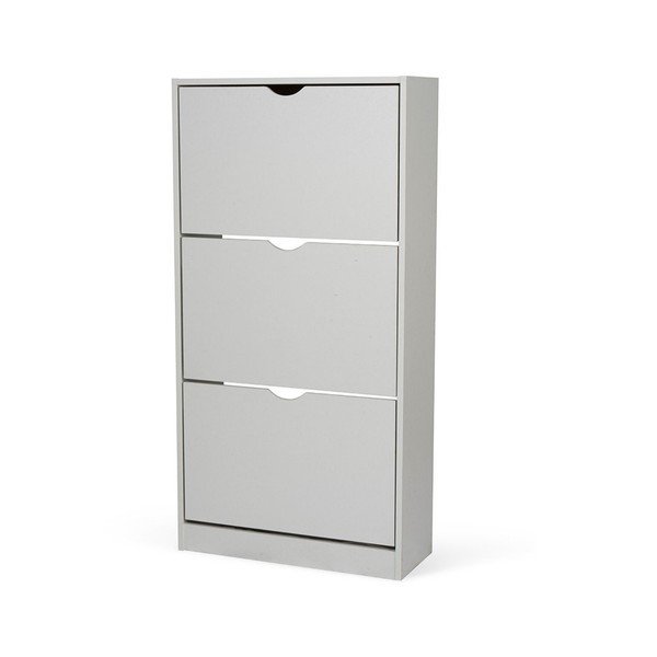 Szürke billenő ajtós cipőtartó 60x118x24 cm Stelo – Bonami Essentials