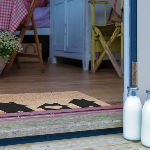 Kókuszrost lábtörlő 40x60 cm Home Is Where the Heart Is – Artsy Doormats-image-4