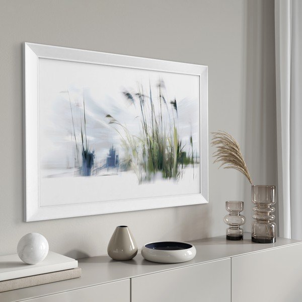 Nyomtatott keretezett kép 56x75 cm Blue Grasses – Styler-image-2
