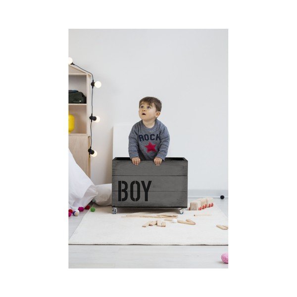 Boy szürke gurulós doboz - Really Nice Things-image-2
