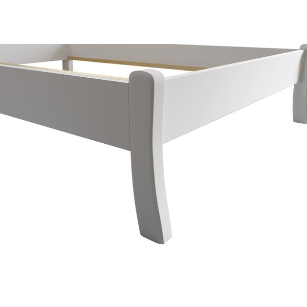 Fehér borovi fenyő franciaágy 180x200 cm Tonja – Olivia Living-image-3