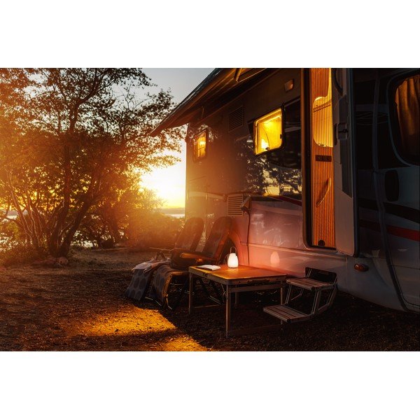 USB LED hordozható kültéri lámpa távirányítóval ø 12 cm Ruby – Fischer & Honsel-image-1