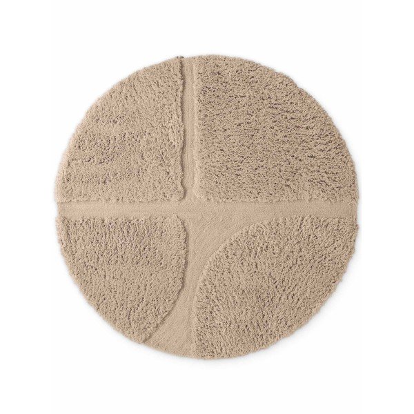 Bézs kézi szövésű kerek szőnyeg ø 160 cm Lambeth Jasper – Ted Baker