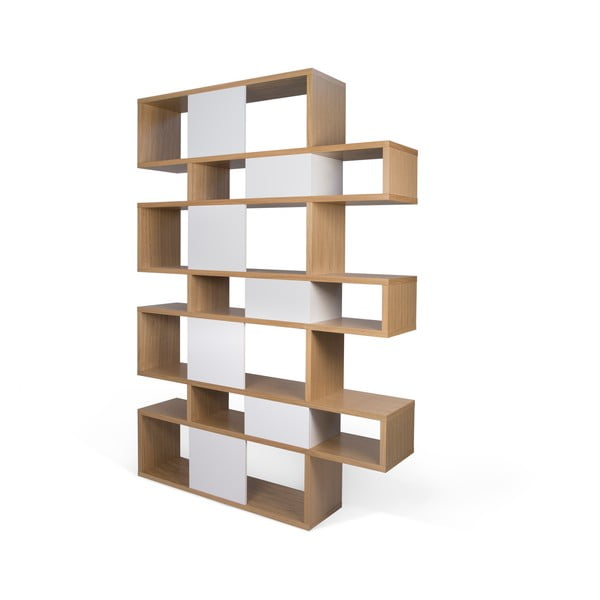 London világosbarna könyvespolc, 220 x 34 cm - TemaHome-image-2