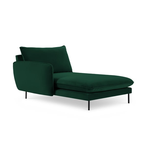 Sötétzöld bársony heverő (bal oldali) Vienna – Cosmopolitan Design-image-3