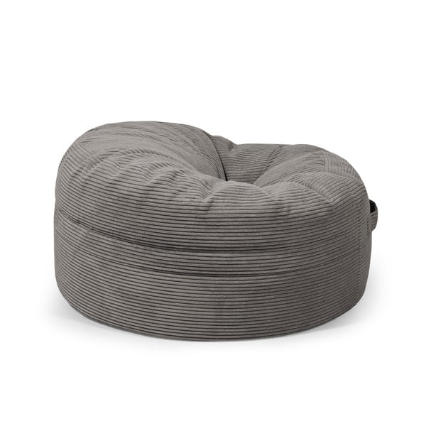 Krémszínű kordbársony babzsákfotel Roll 105 – SLOWDOWN-image-2