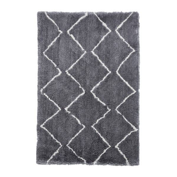 Morocco Dark sötétszürke szőnyeg, 120 x 170 cm - Think Rugs
