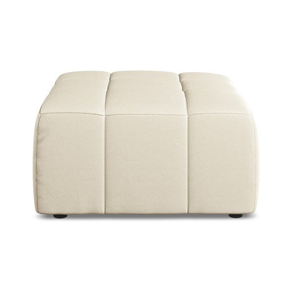 Bézs bőrutánzat lábtartó Aloha – Makamii