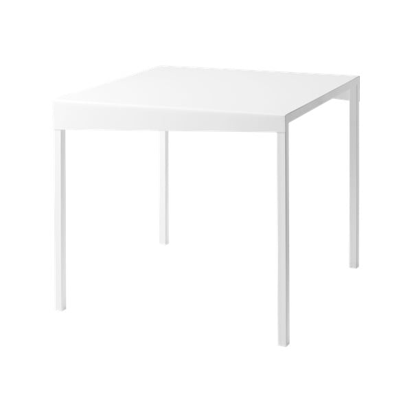 Obroos fehér tárolóasztal, 50 x 50 cm - Custom Form