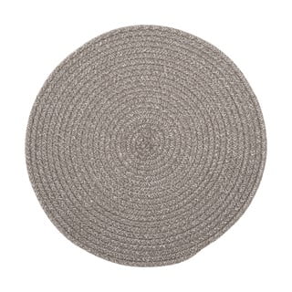 Barna pamutkeverék tányéralátét, ø 38 cm - Tiseco Home Studio