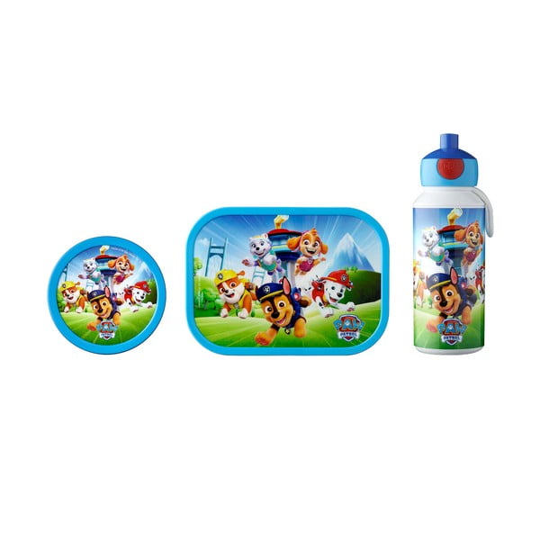 2 db gyerek uzsonnás doboz palackkal Paw patrol pups – Mepal