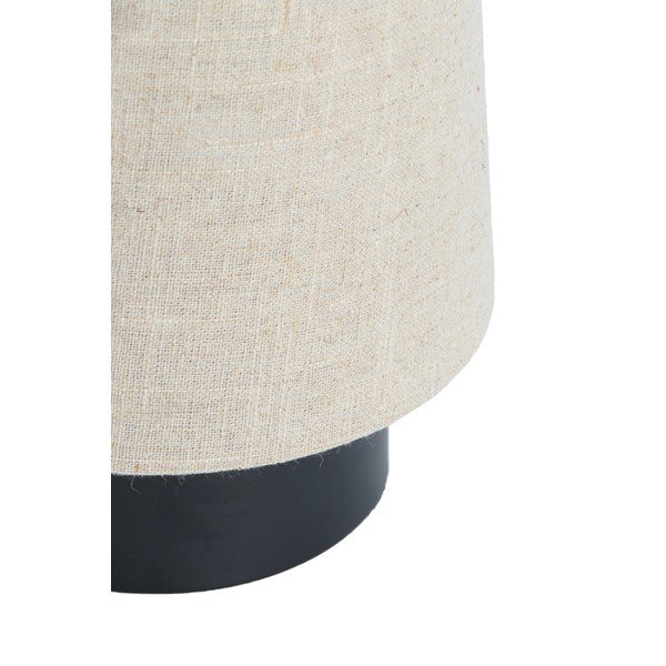 Bézs fém asztali lámpa textil búrával (magasság 42 cm) Howie – Light & Living-image-4