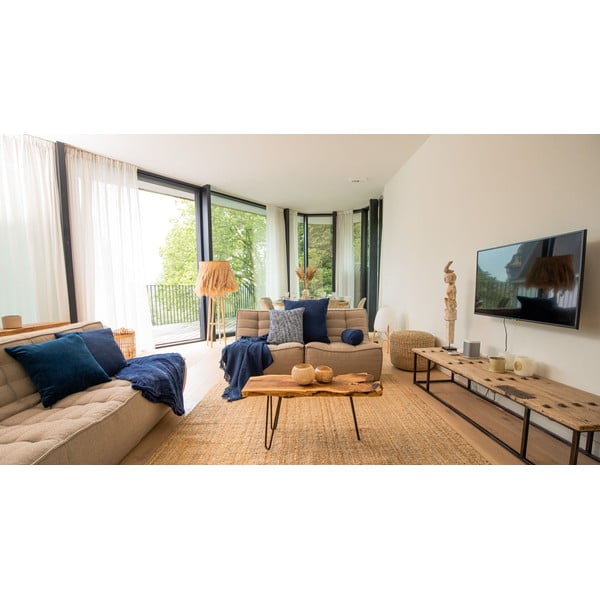 Pamut takaró 130x160 cm Slub – Tiseco Home Studio-image-1