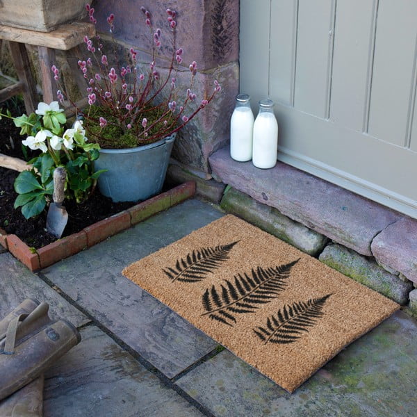 Kókuszrost lábtörlő 40x60 cm Fern Leaf – Artsy Doormats-image-3