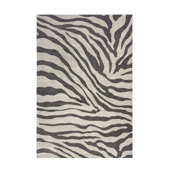 Zebra fekete-szürke szőnyeg, 155 x 230 cm - Flair Rugs
