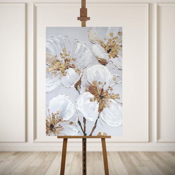 Kép kézzel festett részletekkel 70x100 cm Petal Glow – Styler-image-3