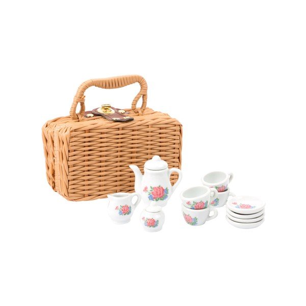 Coffee 14 részes játék porcelán szett bőröndben - Legler-image-4