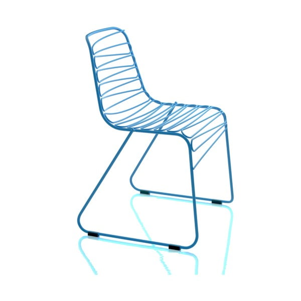 Flux kék, egymásra illeszthető székek - Magis