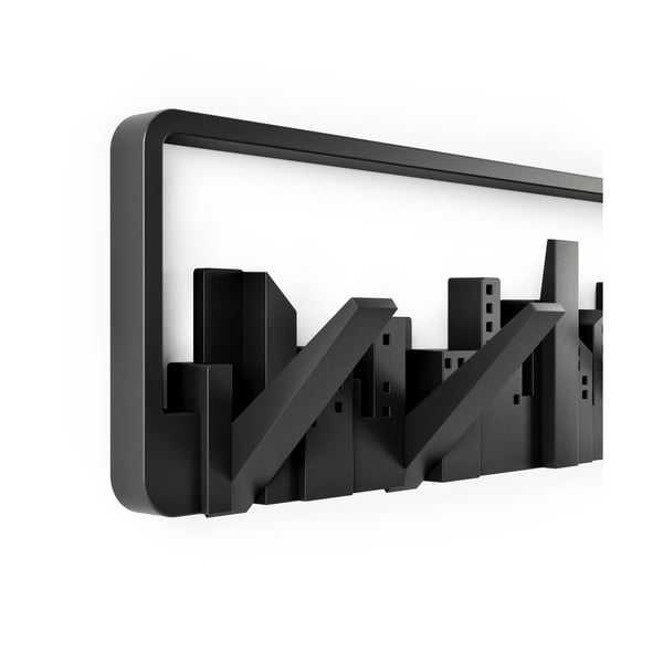 Fekete műanyag fali fogas Skyline – Umbra-image-4