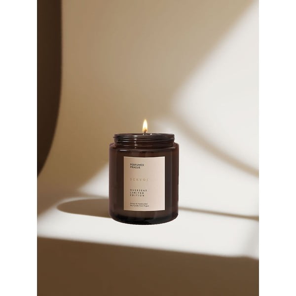 Illatos szójaviasz gyertya égési idő 40 ó Slavic Edition: #64 Sequoia, Eben and Cedar – Perfumed Prague-image-1